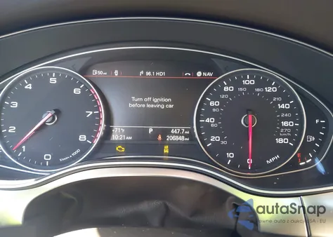 2013 Audi A6 2.0T Premium from USA, damaged, VIN WAUGFAFC7DN107668